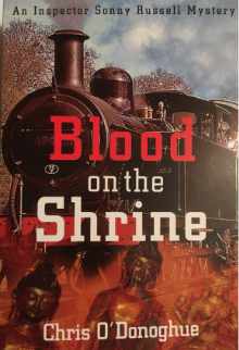Blood on the Shrine book cover written by Chris O’Donoghue